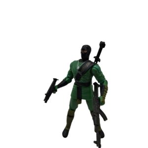 Figura gia joe cobra color verde hasbro 2001 con accesorios