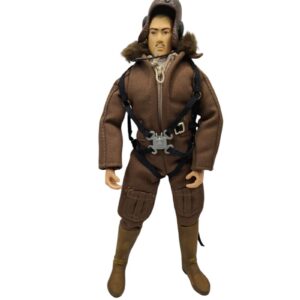 Figura Gia Joe 30 cm piloto con traje cafe