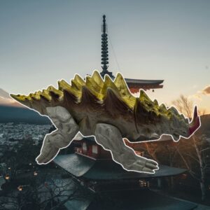 Figura kaiju gakuma ultraman hecha en japon
