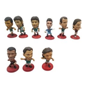 set cabezones coca cola jugadores de futbol año 2000